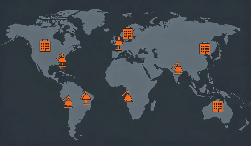 Dialight project support location map