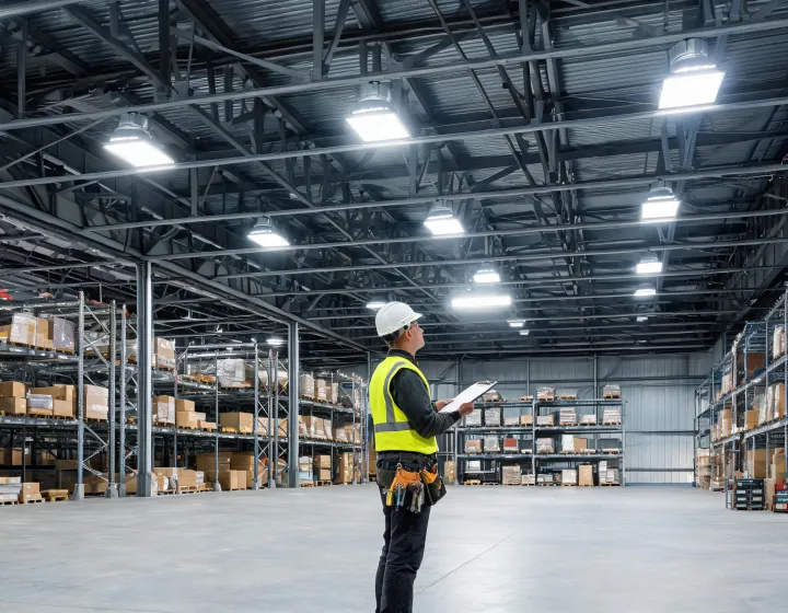 Dialight industrial high-bay installation
