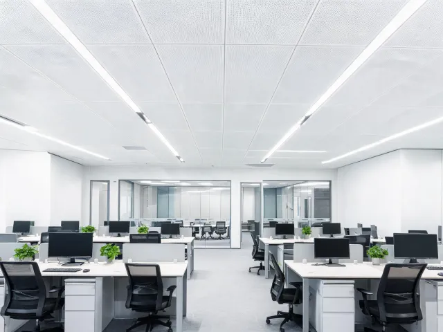 Commercial interior lighting
